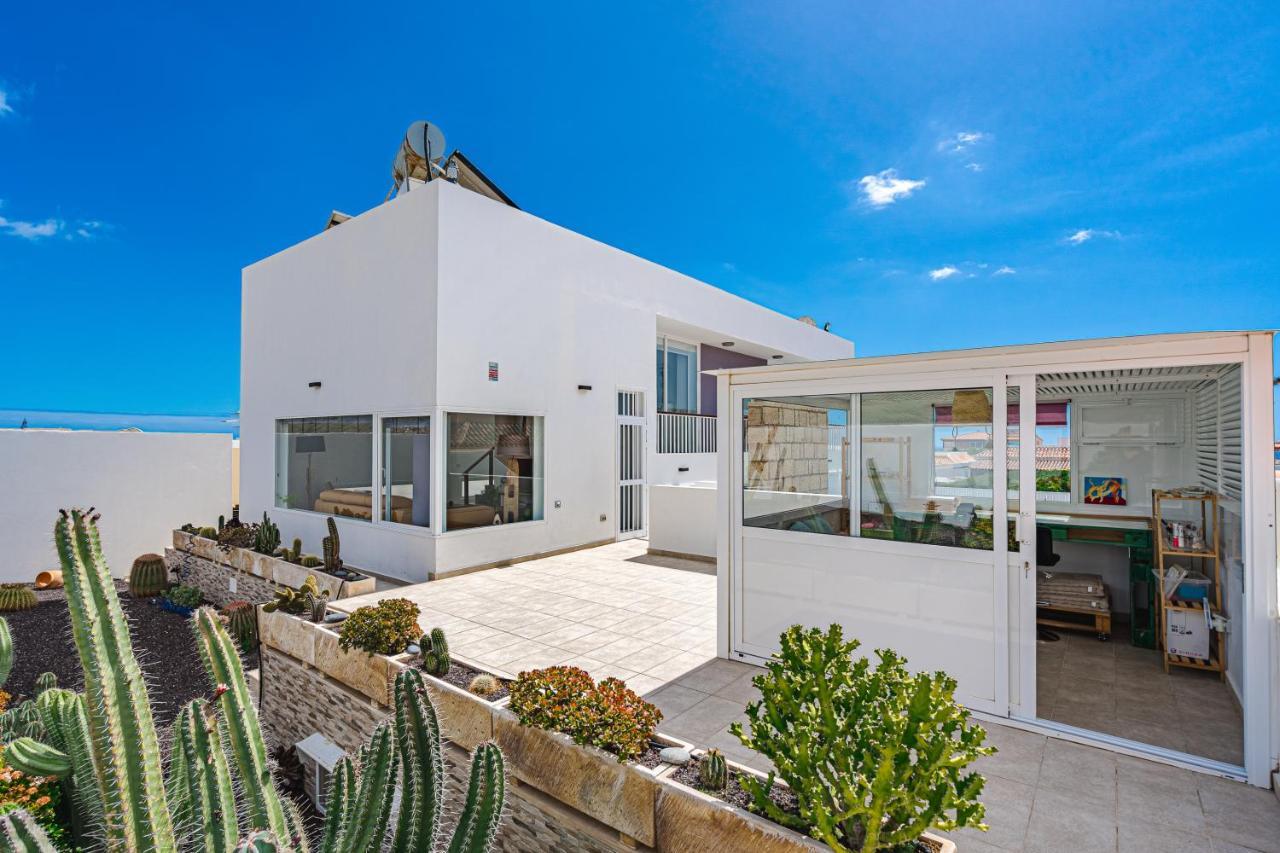 Modern 3Bdr Villa With Heated Pool El Medano  Luaran gambar