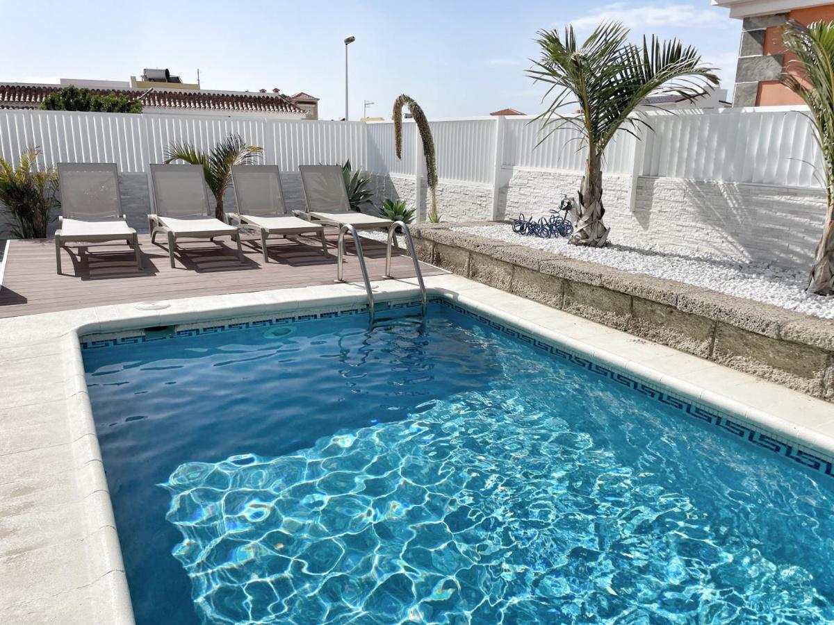 Modern 3Bdr Villa With Heated Pool El Medano  Luaran gambar