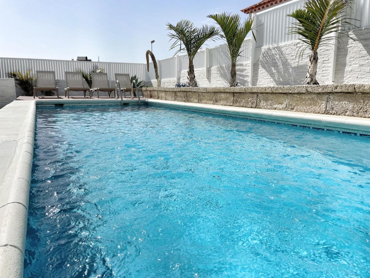 Modern 3Bdr Villa With Heated Pool El Medano  Luaran gambar