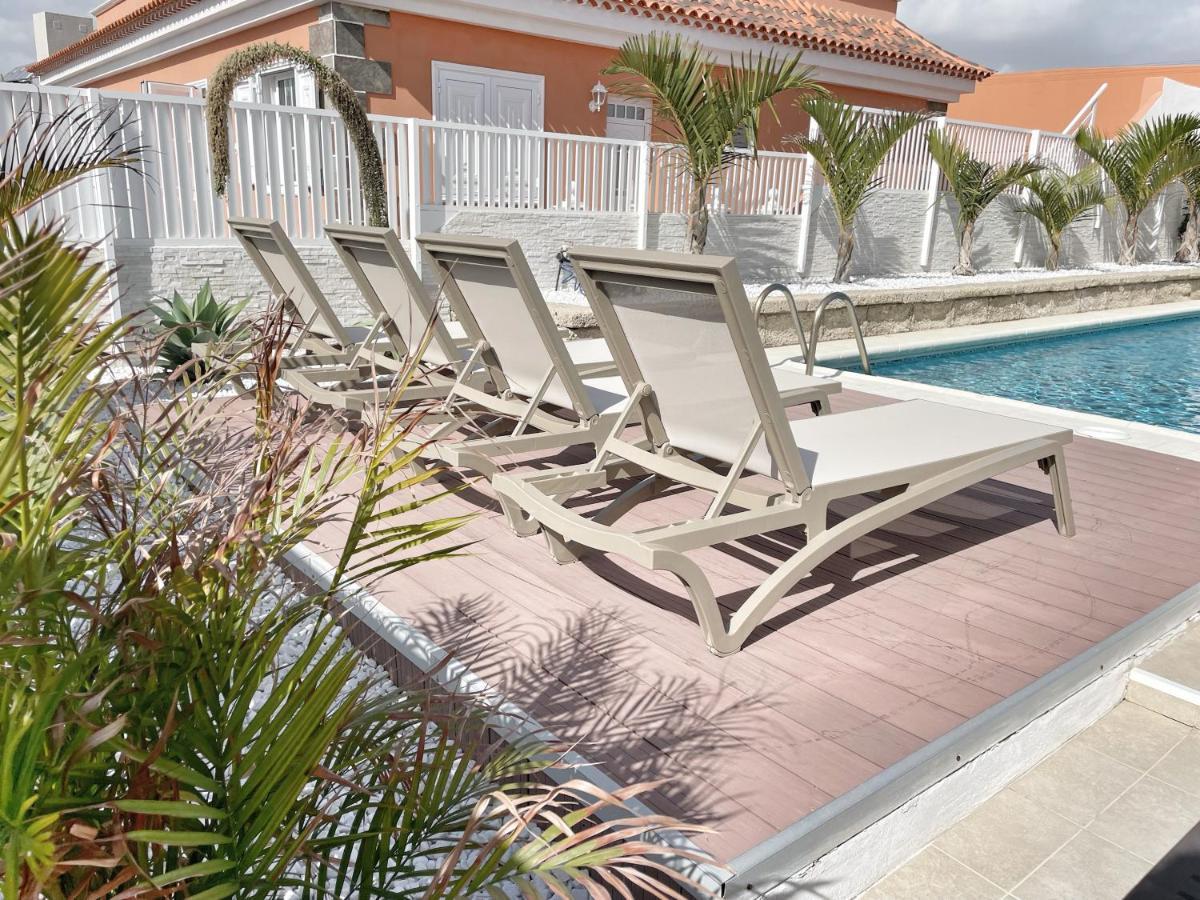 Modern 3Bdr Villa With Heated Pool El Medano  Luaran gambar