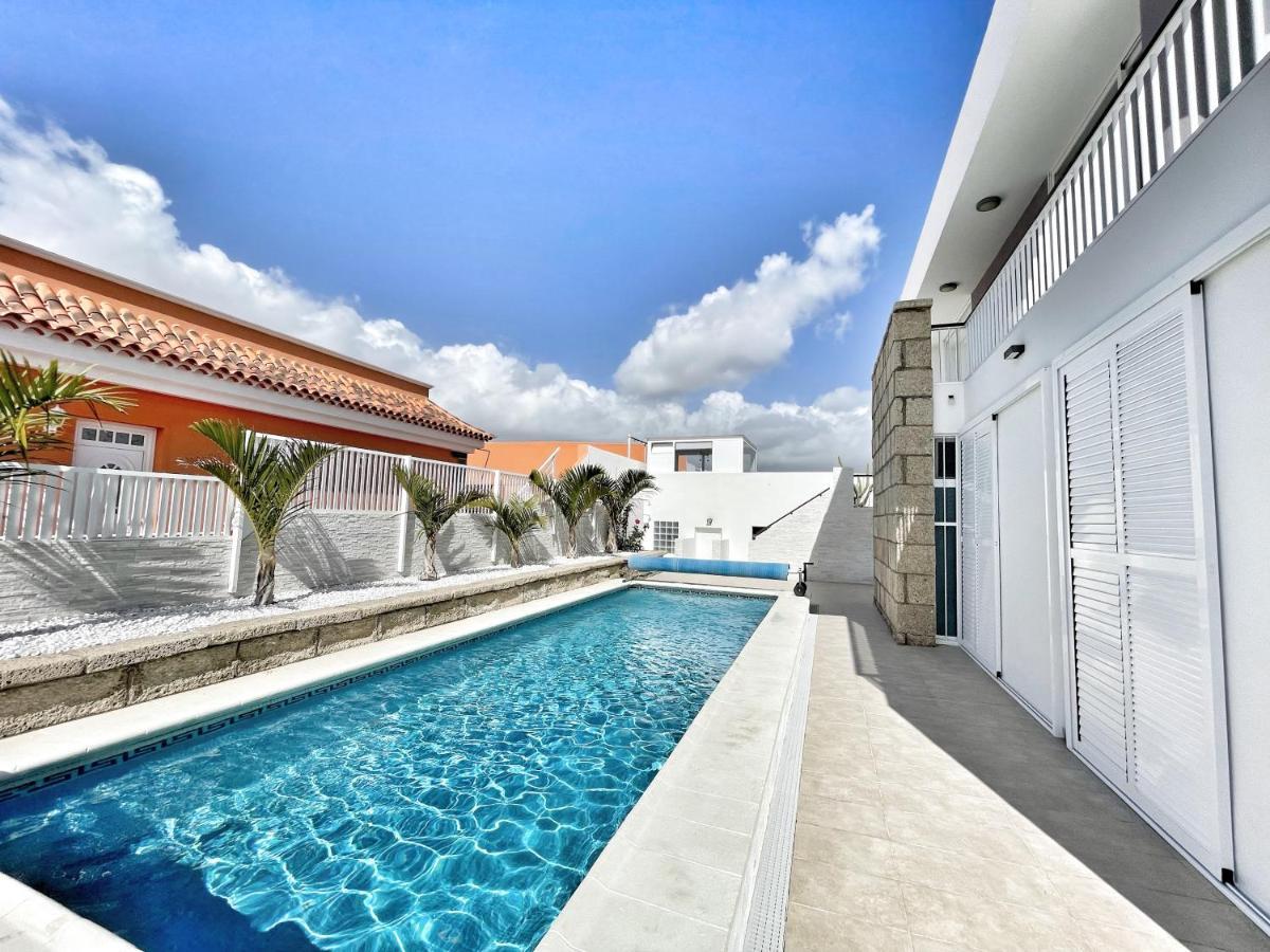 Modern 3Bdr Villa With Heated Pool El Medano  Luaran gambar